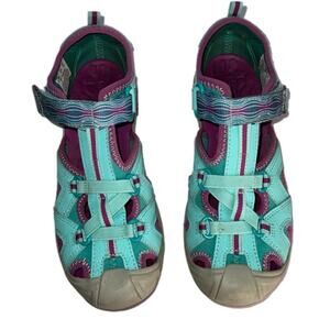 Merrell Girls/Youth Hydro Sport Sandals Turquoise/Purple Size 4